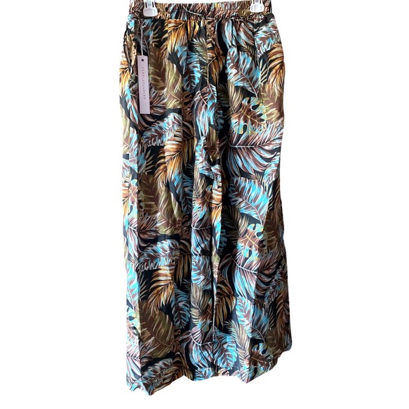 Jane + Delancey Wide Leg Palazzo Pants  High Waist Bohemian Sty Size ‎ S NWTle - Picture 1 of 9